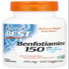 Doctor's Best - Benfotiamine with BenfoPure, 150mg | High-dose benfotiamine for Nerve Health and Energy Metabolism - 120 Vegan Capsules view 1