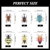 18 Pcs Insect Themed Kids Happy Birthday Beetle, Bug Cupcake Toppers Set - Insect Themed Party, Baby Shower Party, Birthday Party Decorations for Boys and Girls - LIANGSS (2) view 2