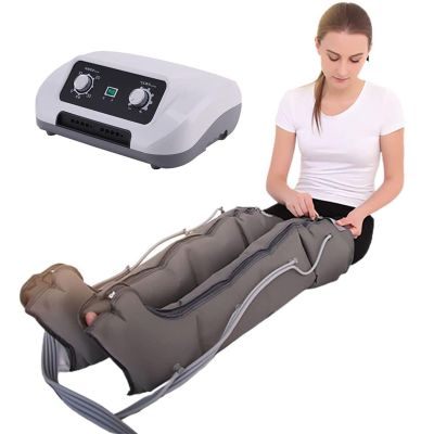 GNbow 4 Cavity Lymphatic Drainage Leg Massager, Lymphatic Drainage Leg Massager, Air Compression Boots Inflatable Massage Machine, Helps for Reduce Swelling, Muscle Fatigue