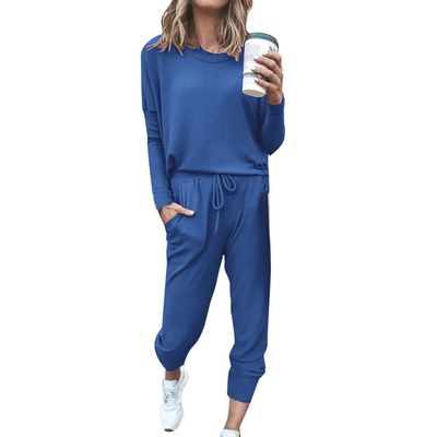 woman two piece outfits sets fall womens 2 piece outfits 2 loungewear loose shirt sweatshirt dress mini skirt set long pant set tracksuit jogging sweat suits matching sweatsuits with