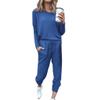 woman two piece outfits sets fall womens 2 piece outfits 2 loungewear loose shirt sweatshirt dress mini skirt set long pant set tracksuit jogging sweat suits matching sweatsuits with view 1