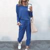 woman two piece outfits sets fall womens 2 piece outfits 2 loungewear loose shirt sweatshirt dress mini skirt set long pant set tracksuit jogging sweat suits matching sweatsuits with view 3
