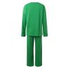 two piece jogger sets for women matching halloween pajamas couples 2 piece 2024 fall fashion sexy fall tops for women sets 2 skirt set white plus size pullover tops and long pants view 4