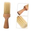 HONMEET Bristles Brush Beard Grooming Tool Wooden Handle Portable Shaving Brush for Men for Beard Maintenance and Styling Lightweight and Easy to Store view 2