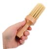 HONMEET Bristles Brush Beard Grooming Tool Wooden Handle Portable Shaving Brush for Men for Beard Maintenance and Styling Lightweight and Easy to Store view 3