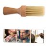 HONMEET Bristles Brush Beard Grooming Tool Wooden Handle Portable Shaving Brush for Men for Beard Maintenance and Styling Lightweight and Easy to Store view 4
