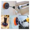 16Pcs Cleaning Brush Attachment Set Power Scrubber Scouring Pads With Long Reach For Car Floor Kitchen & Automotive view 3