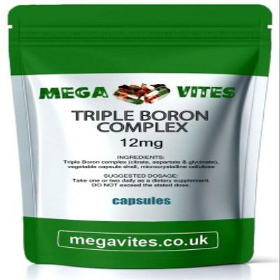 Triple Boron Complex Capsules 12mg x 30 - MEGAVITES AMINOLAB