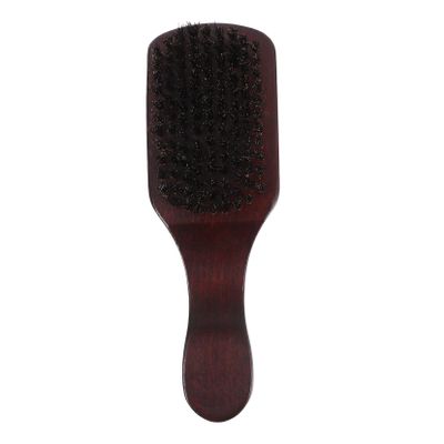 BCOATH Men Beard Brush for Grooming Wooden Handle Bristle Beard Brush for Cleaning Broken Hair and Mustache Styling