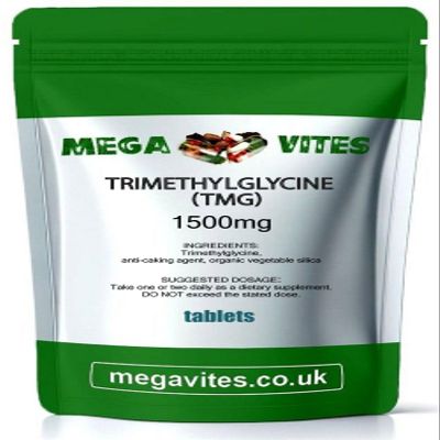 TRIMETHYLGLYCINE (TMG) Tablets 1500mg x 120 - MEGAVITES AMINOLAB