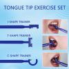 3Pcs Durable Tongue Tip Exercise Tool Eco-Friendly Lifting Oral Muscle Training Set Muscle Strength Children Tongue Tip Exerciser for Clear Speech view 3