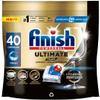 Finish Powerball Ultimate Plus All in 1 Dishwasher Tablets Cyclesync Technology Intensive Cleaning and Diamond Shine 40 Tablets view 1