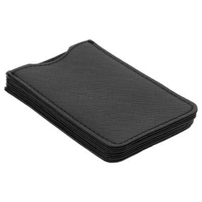 Amosfun 5pcs Comb Sleeves Short Comb Case Barber Accessories Styling Tools Highlighting Pu Case Soft Short Bag Portable