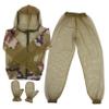 Hoement Mosquito Protection Clothing Set 3pcs with Jacket and Pants, Military Green Camouflage, Breathable Mesh Suit for Outdoor Camping, Fishing, Hunting and Beekeeping Use view 1