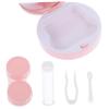 BCOATH 2sets Travel Contact-Lens Cases Sealed Contacts Boxes for Glasses Portable Reusable Household Accessories Mirror Lens Tools Material view 3