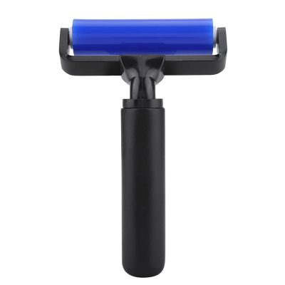 LUCKDANO Dust Removal Roll Efficient Silicone Screen Film Roll for Home Tool Blue (4 Inches 20W)