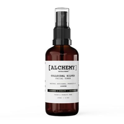 Colloidal Silver Spray 100mL  100 PPM  Superior Concentration, Artisanal Production, Better Results  Made in The UK  [Alchemy] Natural