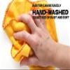 HOUSEGADS Jumbo Yellow Duster 100% Cotton Cleaning Cloth Premium Quality Washable Reusable - Multi Purpose Kitchen Dusting Cloth Heavy Duty Polishing Cloth 35 x 45 cm (36) view 2