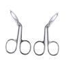 Beatifufu 2pcs Stainless Steel Eyebrow Tweezers Oblique Head Eyebrow Clip for Facial Hair Removal Daily view 1