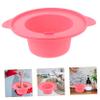 Healvian Silicone Wax Warmer Replacement Bowl 400ml Pink Non-stick Wax Melt Liner for Hair Removal Compatible with view 2