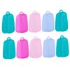 Anneome Silicone Toothbrush Cover Cap Set 10pcs Waterproof Dustproof Protective Toothbrush Head Covers for Travel Outdoor Bathroom Use Random Color view 1