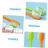 Beatifufu Ergonomic Kids Manual Toothbrush 4pcs Extra Soft Bristles Carrot and Radish Design Childrens Teeth Brush Set for Daily Oral Care view 4