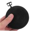 BCOATH Storage Box  Practical Black Silicone Carrying Case with Rose Design, Portable Breathable Container for Daily Cleaning and Travel Care Supplies for Women view 4