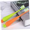 WOONEKY Kids Toothbrushes 4pcs Soft Bristle Carrot and Green Radish Design Manual Tooth Brushes for Toddlers Childrens Oral Care Set view 3