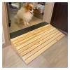Threshold Ramp for Garage and Patio Door -Wooden Curb Ramp for Driveway Sidewalk - Custom Size Handicap Ramp for Shed, view 1