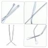Healvian Universal Replacement Metal Eyeglasses Temples Arms Pair Blue Crystal Legs Glasses Repair Accessories Compatible with Broken Glasses for Women Eyewear view 3