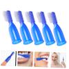 Anneome 10pcs Small Plastic Prison Finger Toothbrushes Extra Soft Mini Travel Toothbrush for Prison Use view 2