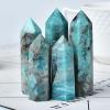 1PC Natural Amazonite Smoky Quartz Symbiotic Crystal Healing Stone Obelisk Ornament for Home Decor Energy Stone(60-70mm) view 4