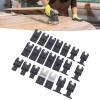 21Pcs Oscillating Cutting Wheel Kit for Woodworking with Quick Release and Straight Multitool Blades, Ideal for Cutting Wood and Plastic, Includes Size Marks for accurate Cutting, view 3