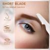Leipple Eyebrow Razors Eyebrow Trimmer Portable Eyebrow face Razors Trimmer Facial Hair Shaver Eyebrow Remover Exfoliating Dermaplaning Tool with Precision Cover for Women and Men (Beige) view 4