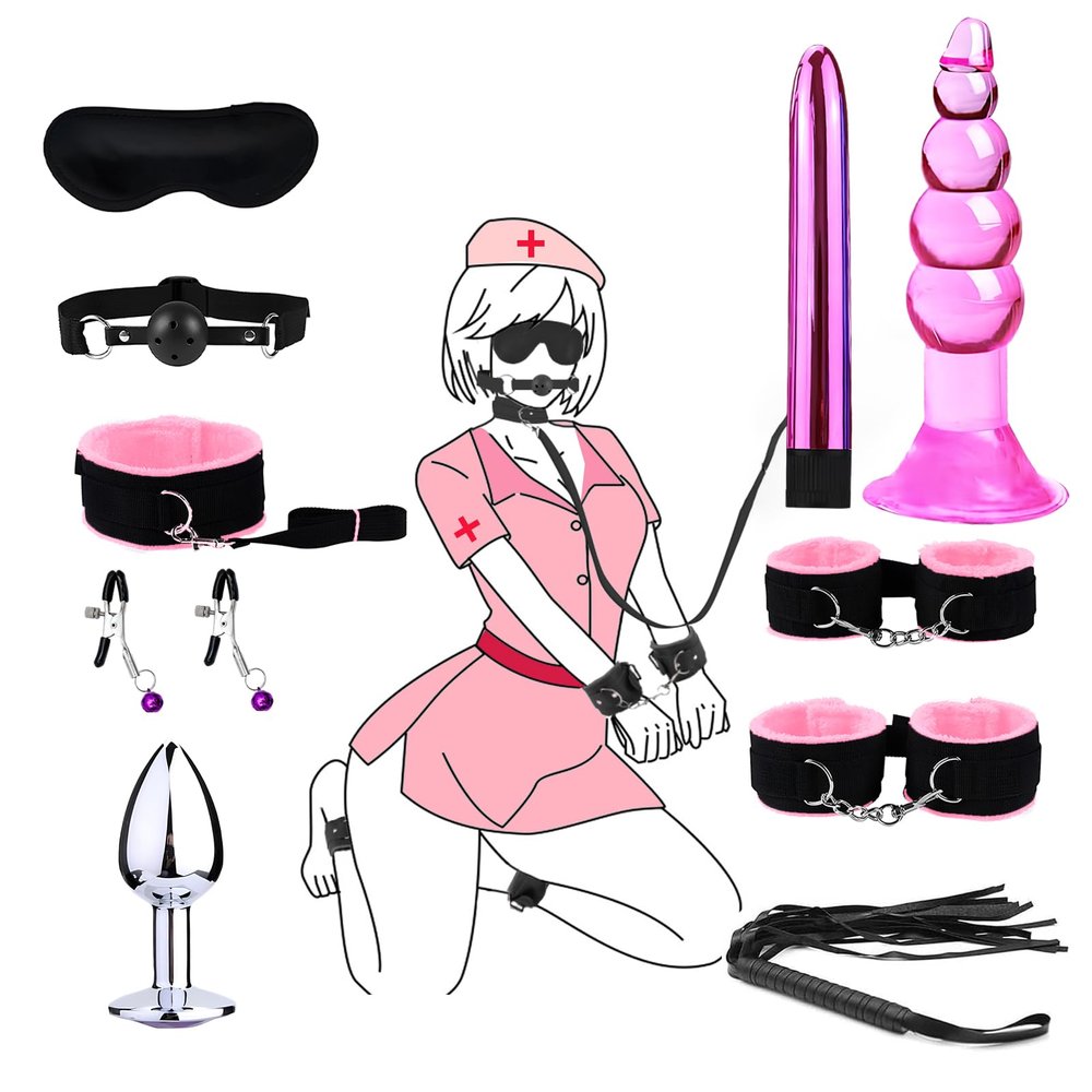 Bed Restraints for Hand Leg Cuffs Ankle Wrist Sex Resistance Bed Strap Fuzzy Handcuff Set Sex Furniture Adults Bedroom Restraint Ropes & Lanyards Adult Play for Bed Queen Mattress Sweater