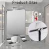 2Pcs Razor Holder for Shower, 304 Stainless Steel Razor Stand with Strong Adhesive, Waterproof, Shower Razor Holder for Bathroom, Living Areas - No Drilling, Silver view 2