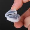 Baby Finger Toothbrush, 3 Pcs Clear Soft Silicone Finger Toothbrush with Storage Case, Oral Massage Teething Toothbrush for Tooth Cleaning and Care view 2