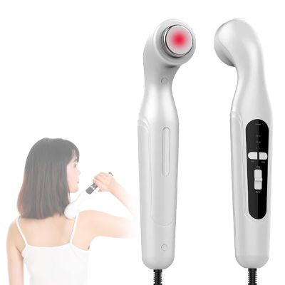 vanenferse Handheld Portable Muscle Massager, Electric Ultrasound Physiotherapy Equipment, Neck Shoulder Knee Back Joint Body Pain Relief Deep Muscle Massager Adult