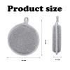 10 Pcs Wire Dishwashing Rags, Can Be Reused Wire Dish Washing Rags, Portable Non Scratch Wire Dishcloth, Suitable for Kitchen Washing Dishes Washing Pots, Cleaning Sinks (Silver) view 2
