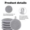 10 Pcs Wire Dishwashing Rags, Can Be Reused Wire Dish Washing Rags, Portable Non Scratch Wire Dishcloth, Suitable for Kitchen Washing Dishes Washing Pots, Cleaning Sinks (Silver) view 3