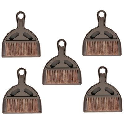 Healvian 5sets Brush and Dustpan Mini Broom for Car Detailing Desk Cleaner Detailing Cleaning Tool for Keyboard Dust