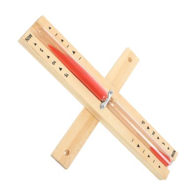 KOMBIUDA Wooden Sauna Clock Hourglass Timer Rotating Hourglass Timer for Decor and Sauna Use