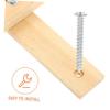 KOMBIUDA Wooden Sauna Clock Hourglass Timer Rotating Hourglass Timer for Decor and Sauna Use view 4