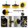 19pcs Drill Cleaning Brush Attachment Set, Power Scrubber Brush For Car, Grout, Floor, Tub, Shower, Tile, Carpet, Corner, Floor view 4