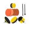 12 Pcs Cleaning Brush Attachment Set For Cleaning Power Scrubber Brush Pad Sponge Kit With Extend Attachment For Bathroom Carpet view 1