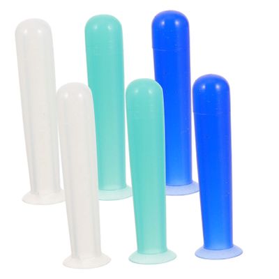 Anneome 6pcs Suction Wand Soft Silicone Lens Removal Tool Insert Applicator Stick Wearing Aid Makeup Tools