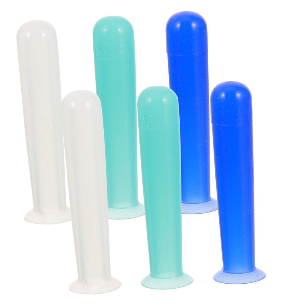 Anneome 6pcs Suction Wand Soft Silicone Lens Removal Tool Insert Applicator Stick Wearing Aid Makeup Tools