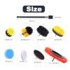 19PCS Clean Detail Brush Attachments Cleaning Set Scrub Pads Sponge Power Scrubber Brush With Extend Clean view 2