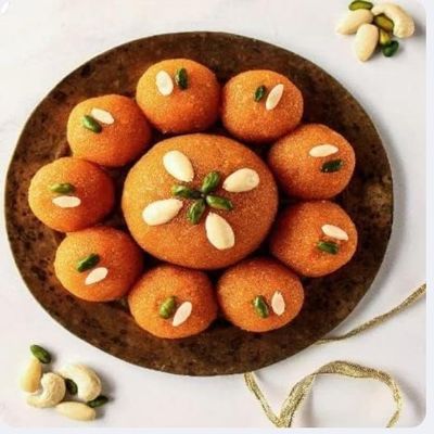 Festival Special Premium (Motichoor Laddu 250g) Delicious Indian Traditional Sweets To Sweeten Up Your Celebration Best Gift For All Occasions Rakhi,Marriage,Diwali,Holi