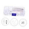 Anneome Glasses Repair Kit 60pcs Nose Pads Set with Screws Screwdriver Tweezer Anti-Slip Replacement Accessories for Eyeglasses Bridge Maintenance view 2
